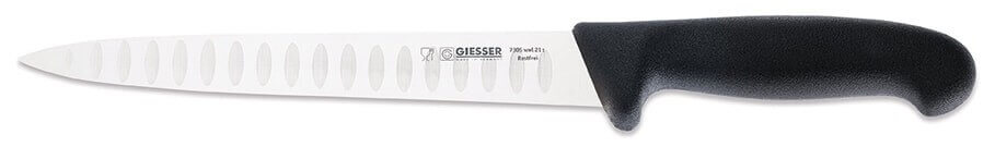 Couteau à découper pro Giesser lame alvéolée 21cm 7305