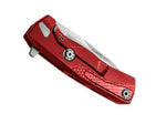 Couteau pliant LionSteel ROK manche monobloc 11cm - Rouge