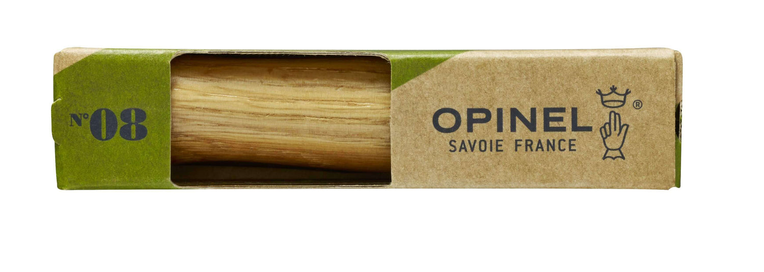 Couteau Opinel Tradition Luxe n°08 lame 8,5cm manche chêne