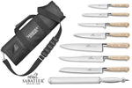 Mallette cuisine Sabatier Brocéliande 7 couteaux fabrication française + 1 fusil