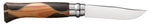 Couteau Opinel Chaperon n°8 lame 8,5cm manche 4 bois rares + coffret