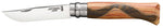 Couteau Opinel Chaperon n°8 lame 8,5cm manche 4 bois rares + coffret