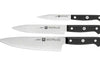 Coffret de 3 couteaux Zwilling Gourmet : chef + trancheur + office