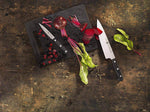 Coffret de 3 couteaux Zwilling Gourmet : chef + trancheur + office