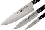 Coffret de 3 couteaux Zwilling Gourmet : chef + trancheur + office