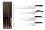 Set de 4 couteaux Gude Synchros + porte couteaux