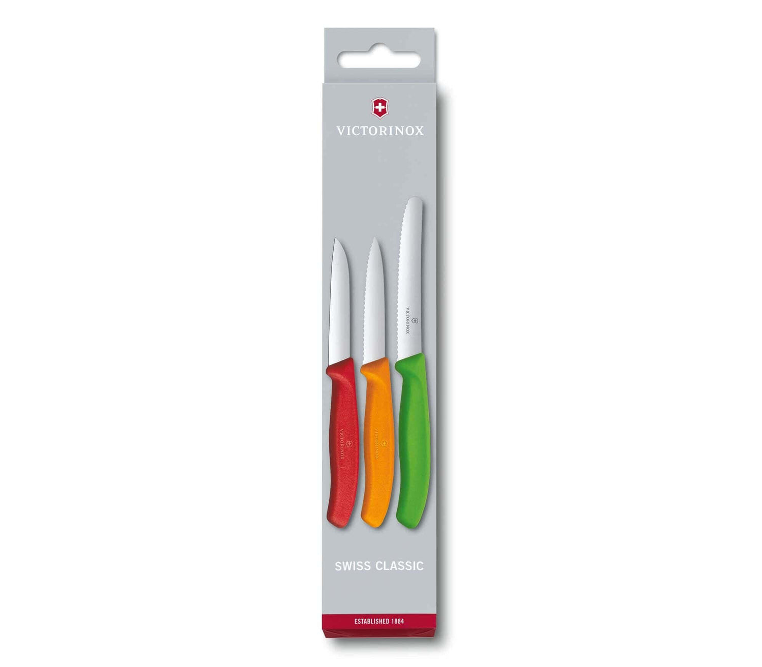 Coffret 3 couteaux d'office Victorinox SwissClassic multicolore