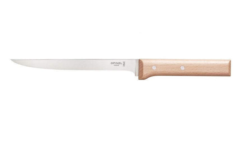 Couteau filet de sole Opinel Parallèle n°121 lame 18cm manche hêtre