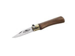 Couteau artisanal Old Bear XS lame inox 6cm manche noyer avec virole