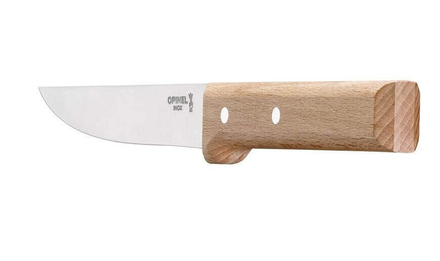 Couteau à découper Opinel Parallèle n°120 lame 16cm manche hêtre