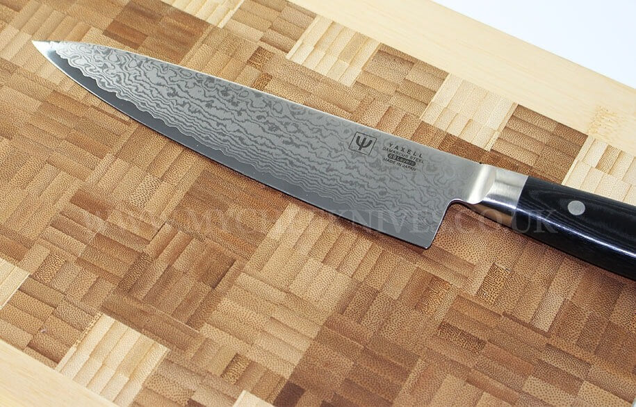 Coffret 2 couteaux japonais Yaxell RAN damas : Chef 20cm + Universel 12cm