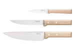 Coffret 3 couteaux Opinel Parallèle Office + Découper + Chef