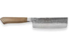 Couteau nakiri japonais artisanal Wusaki Nogami BS2 15cm manche en noyer