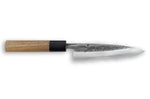 Couteau universel japonais artisanal Wusaki Nakata BS2 13.5cm manche en noyer
