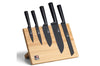Bloc magnétique bambou + 5 couteaux Richardson Sheffield Nox