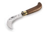 Couteau serpette artisanale Old Bear manche noyer avec virole