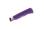 Couteau artisanal Old Bear Full Color violet manche bois d'Ayous stratifié - S