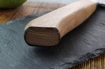 Couteau nakiri japonais artisanal Wusaki Nogami BS2 15cm manche en noyer