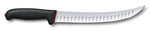 Couteau de boucher Victorinox Fibrox Dual Grip lame alvéolée - 25 cm