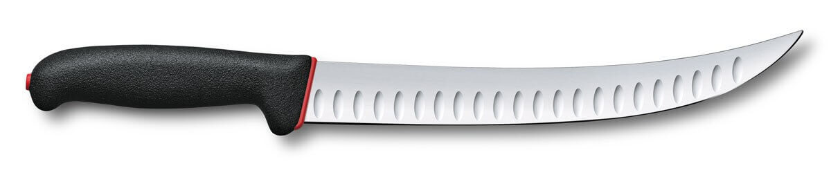 Couteau de boucher Victorinox Fibrox Dual Grip lame alvéolée - 25 cm