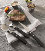 Couteau à steak Jumbo Amefa inox et ABS noir