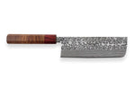 Couteau nakiri japonais artisanal Yoshimi Kato 16.5cm SG2 Damascus