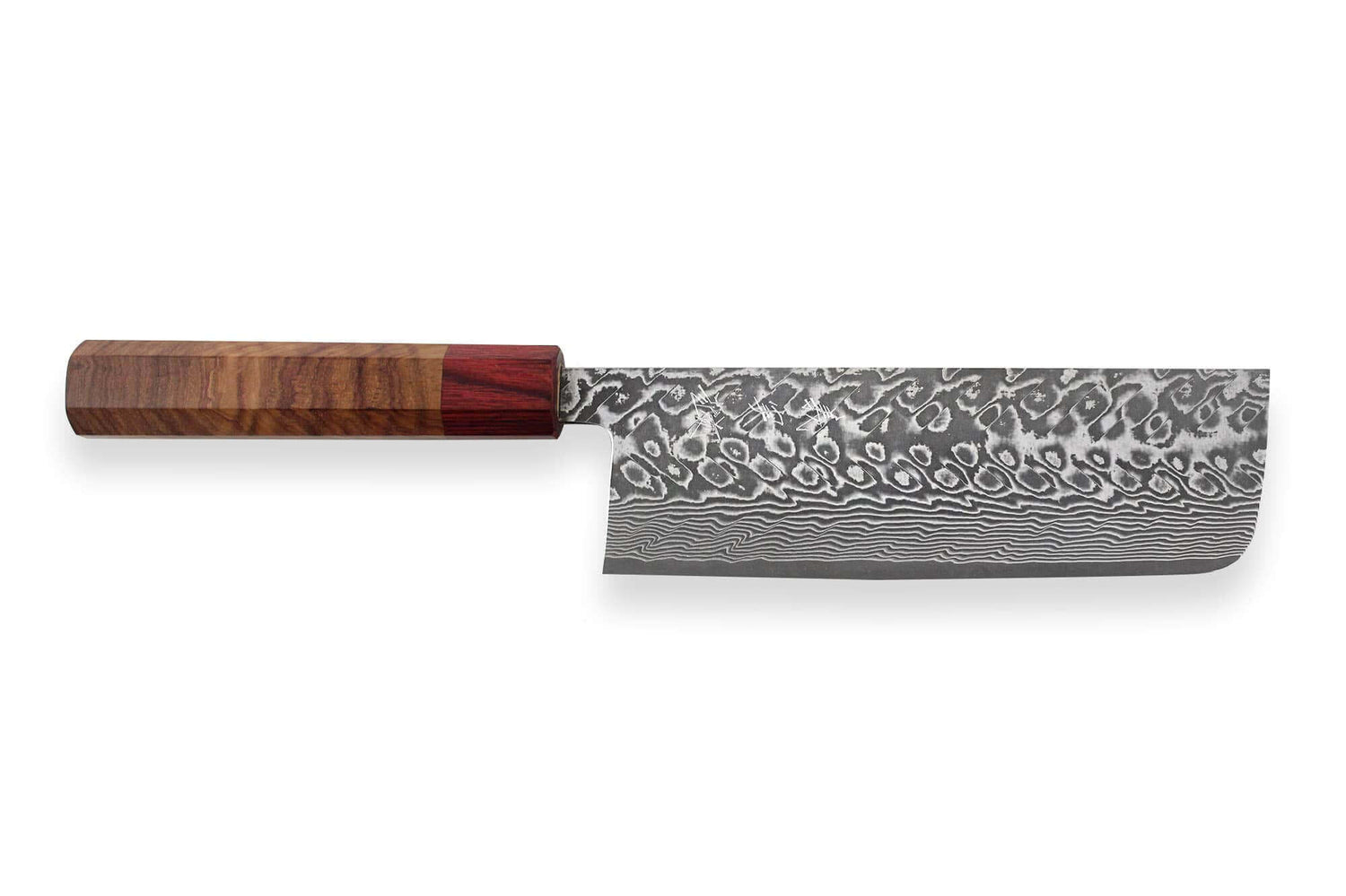 Couteau nakiri japonais artisanal Yoshimi Kato 16.5cm SG2 Damascus