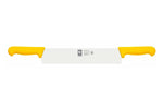 Couteau à fromage professionnel Icel 36cm double manche jaune