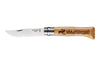 Couteau Opinel Tradition Gravures Animalia n°8 lame 8,5cm manche 11cm chêne décor cerf