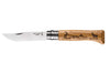 Couteau Opinel Tradition Gravures Animalia n°8 lame 8,5cm manche chêne décor chamois