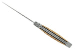 Couteau pliant Laguiole LE FIDELE acier Sandvik manche bouleau 12cm
