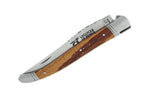 Couteau pliant Laguiole LE FIDELE acier Sandvik manche bois de serpent 12cm