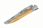 Couteau pliant Laguiole LE FIDELE acier Sandvik manche bois d'olivier 12cm