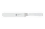 Spatule coudée professionnelle Icel manche PP blanc - 30 cm