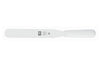 Spatule droite professionnelle Icel inox manche PP blanc - 30 cm