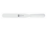 Spatule droite professionnelle Icel inox manche PP blanc - 30 cm