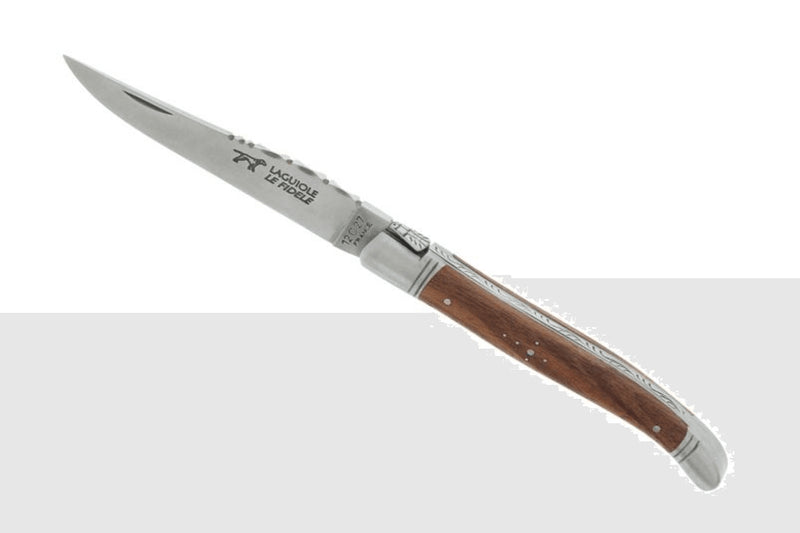 Couteau pliant Laguiole LE FIDELE acier Sandvik manche noyer 12cm