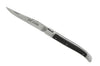 Couteau pliant Laguiole LE FIDELE acier Sandvik manche bois d'ébène 12cm