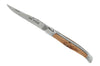 Couteau pliant Laguiole LE FIDELE acier Sandvik manche bois de genévrier 12cm