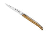 Couteau pliant Laguiole LE FIDELE acier Sandvik manche plein bois d'olivier 12cm