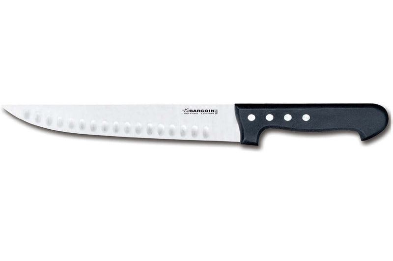 Couteau de boucher Bargoin Classic 4 rivets lame alvéolée 30cm