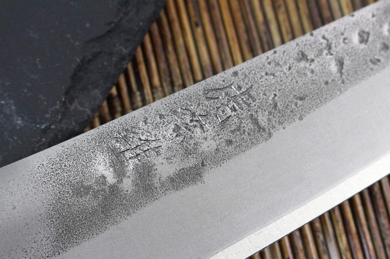 Couteau universel japonais artisanal Wusaki Nogami BS2 12.5cm manche en noyer
