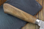 Couteau d'office japonais artisanal Wusaki Nogami BS2 9cm manche en noyer