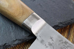 Couteau sujihiki japonais artisanal Wusaki Nogami BS2 24cm manche en noyer