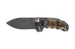 Couteau pliant Herbertz 588611 manche inox décor sangliers 11cm