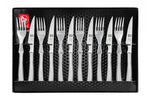 Ménagère 12 pièces Icel acier inox couteaux bouts pointus