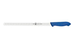 Couteau à saumon professionnel Icel lame 30cm manche bleu