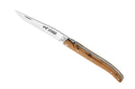 Couteau pliant Laguiole LE FIDELE acier Sandvik manche plein bois de genévrier 12cm