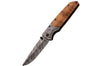 Couteau pliant Herbertz n°584912 manche racine de bois 12cm