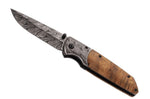 Couteau pliant Herbertz n°584912 manche racine de bois 12cm